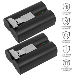 2/4Pack V4 3.65V 6040mAh Li-ion Rechargeable Battery for Video Ring Doorbell 2/3