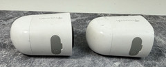 LOT OF 2 Toucan Wireless 1080p Indoor / Outdoor Camera – White TWC200WU w/ Cords