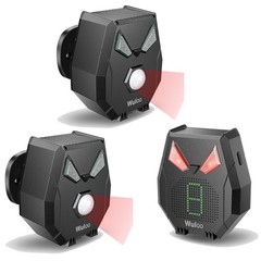 Wuloo 1800ft Wireless Driveway Alarm PIR Infrared Motion Sensors Home Security