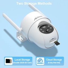 ANRAN 4G LTE Solar Powered Security Camera Wireless Outdoor No WiFi Need,W/SIM