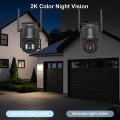ANRAN Solar Security Camera Wireless Outdoor 4G LTE Cellular Home IP65 Camera PT