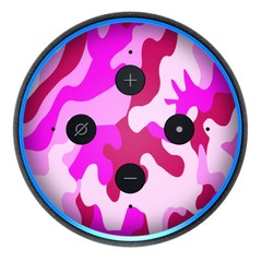 Vinyl Decal Skin for Amazon Echo Dot 3rd Gen – Pink Camo ,Camouflage