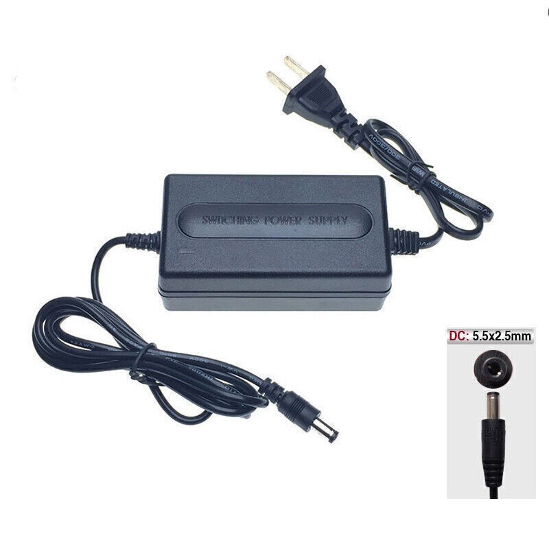 12V 2A 24W Power Supply AC to DC Adapter 5.5×2.5mm for Security CCTV Cameras