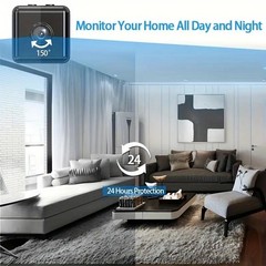 ​Smart Mini WiFi Security Camera 1080P HD Home Surveillance Cube Night Vision