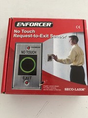 Seco-Larm SD-927PKC-NEQ Wave-to-Open No-Touch Sensor 12–24V, SS Plate, LED