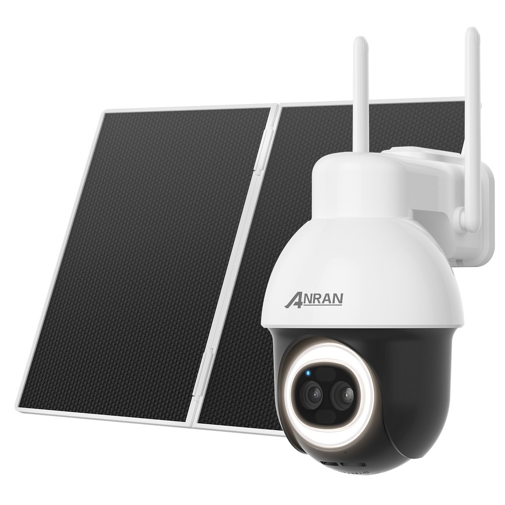 5MP Wireless Solar Powered Security Camera Outdoor WiFi PTZ Home 24/7 Recording