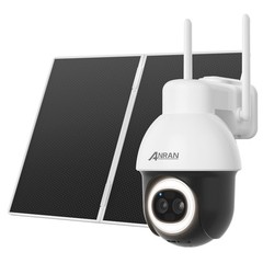 5MP Wireless Solar Powered Security Camera Outdoor WiFi PTZ Home 24/7 Recording