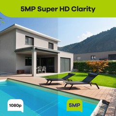 SANNCE 16CH 8MP 4K NVR 5MP Audio POE IP Security Camera System Motion Detection