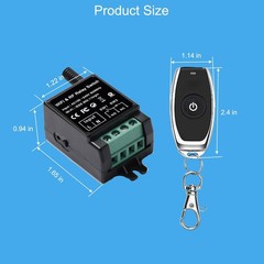 Smart Dry Contact Switch WiFi Relay RF Remote Tuya NO/NC 8A/250VAC & 8A/30VDC