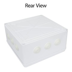 LeMotech Junction Box, ABS Plastic IP65 11.8″ x x 5.9″ (1pc), White