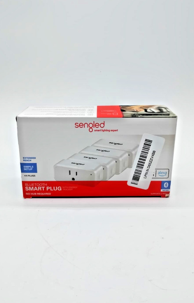 Sengled Smart Plug 4-Pack 120V 15A Mini Outlet Switch Energy Monitoring S1 WiFi