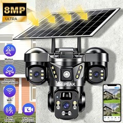 KEPEAK 8MP solar powered camera+32GB