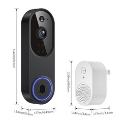 Ring Video Doorbell 1080p HD Camera WI-FI Night Vision Motion Detection Wireless