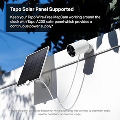 TP-Link 𝗧𝗮𝗽𝗼 MagCam Outdoor Security Camera, 2K, SD/Cloud Storage