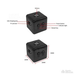 Cube Mini Wifi Camera Home Security 1080P HD Night Vision Motion Detection