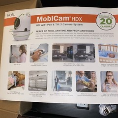 Mobicam HDX HD Wifi Pan & Tilt 3 Camera System Mobi 32GB Card Security C2