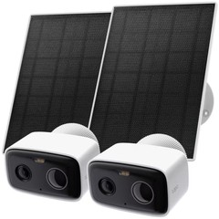 TP-Link – Tapo Solar-Powered Wireless Security Camera Kit with Live View, Wor…