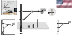 Stable Overhead Camera Mount with Adjustable Angles & Phone Holder, 3kg Max Load