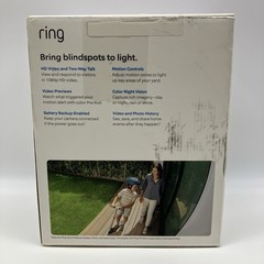 Ring Spotlight Cam Plus Plug-In Outdoor Camera New Open Box Lights Siren HD – N2