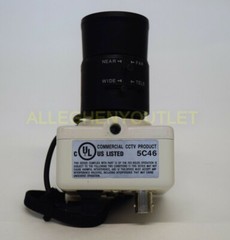 IKEGAMI B/W CCTV SUPER CUBE CAMERA MODEL ICD-49 WITH FUJINON DN LENS