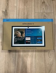 Echo Show 15 2nd Gen 15.6in smart display w/Alexa Fire TV or Remote Control New