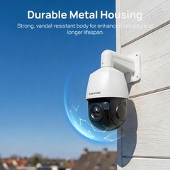 Vikylin 18×ZOOM 360 VIEW IR50M Network 8MP PTZ CAMERA POE Tracking MIC&Speaker
