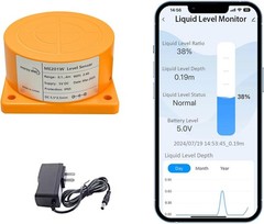 Moray Smart WiFi Water Level Sensor Water Tank Level Monitor Oil Tank Gauge Sens