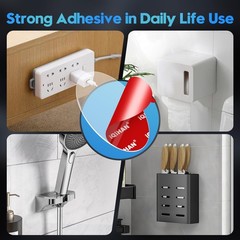 5pcs Sticky Adhesive Pad for Dash Cam Mount, Double-Sided Strong Clear
