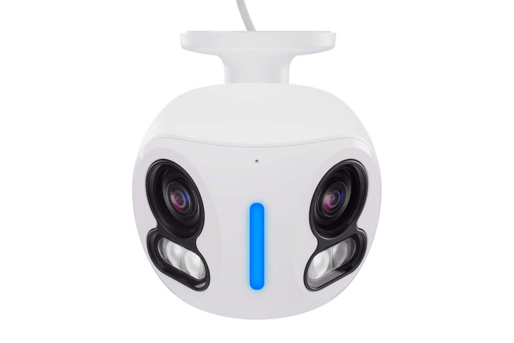 Lorex Classic 4K Dual-Lens IP Camera with Smart Lighting & Motion Detection