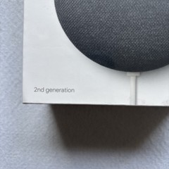 Google Nest Mini 2nd Generation Bluetooth Smart Speaker Charcoal GA00781-US New