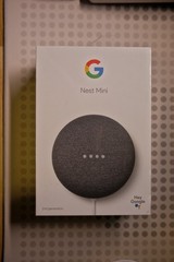 Google Nest Mini (2nd Generation) Smart Speaker – Charcoal – New/Sealed/Unopened