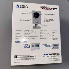 Brand New 2GIG-CAM-101-NET 3.6mm 720p Indoor IR Day/Night Cube Security Camera
