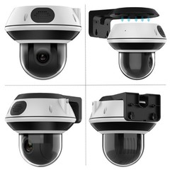 VIKYLIN PTZ 5×Optical Zoom Mini Dome IR30M 8MP 4K POE Home IP CAMERA MIC Outdoor