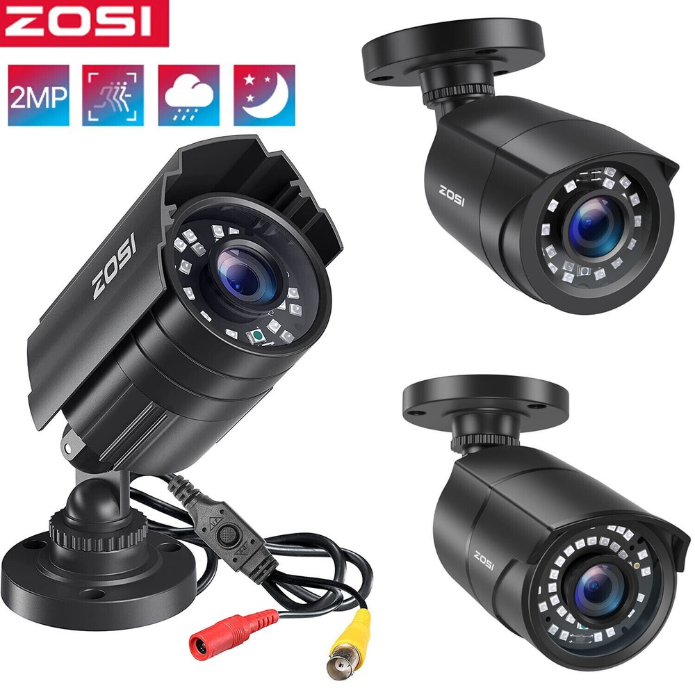 ZOSI 4 IN1 1080p HDMI IP66 Outdoor Home CCTV Security Surveillance Bullet Camera