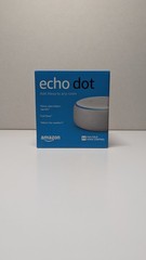 Amazon Echo Dot (3rd Gen) Alexa Smart Speaker, White/Gray, Bluetooth Wi-Fi, OPEN