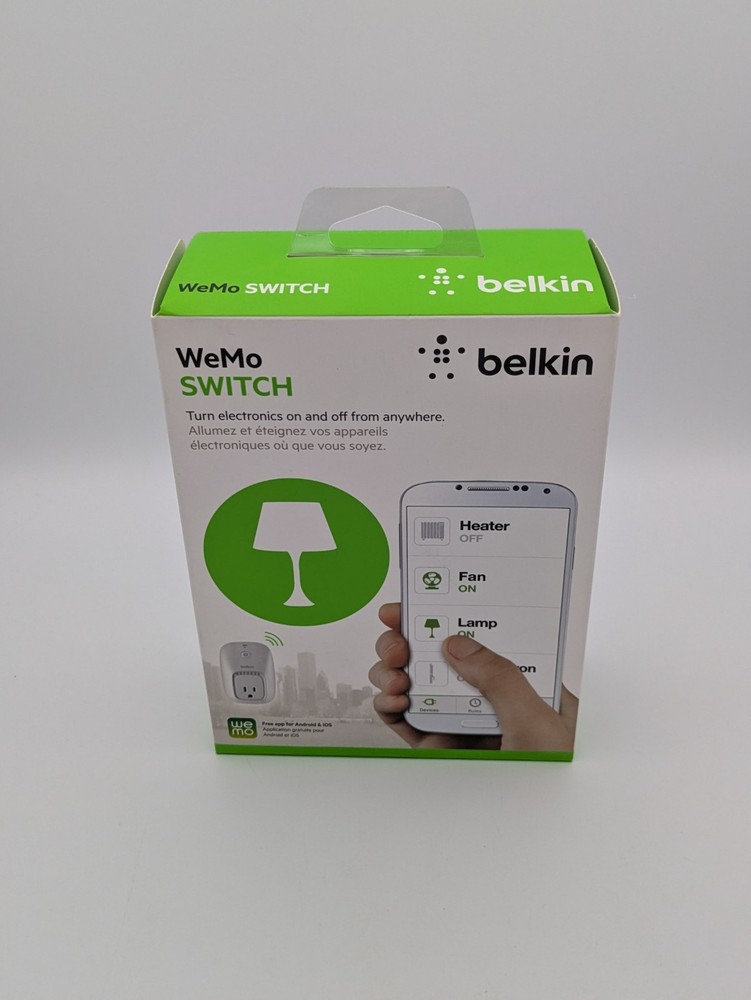 Belkin WeMo F7C027FC Switch WiFi Home Remote Automation Android IOS New
