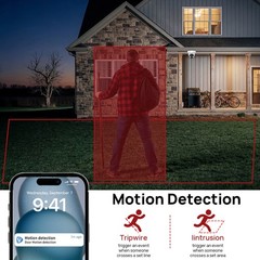 VIKYLIN 5MP Security Bullet IP Camera POE Mic Full Color Outdoor CCTV US 3.6mm