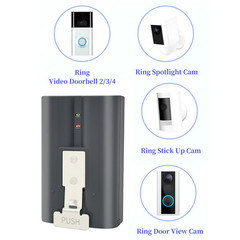 2/4Pack V4 3.65V 6040mAh Li-ion Rechargeable Battery for Video Ring Doorbell 2/3