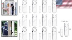 Kid-Safe 95dB Door & Window Wireless Alarm – 12 Pack Easy Adhesive Install