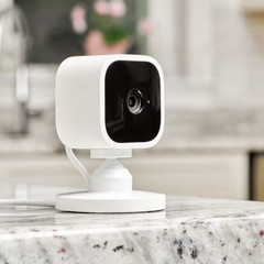 2 Pack Blink Mini Indoor Plug-In HD Smart Security Camera 1080p HD Video White