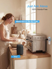 15A Smart Plug, Wi-Fi & Bluetooth Smart Outlet for High-Power Home Appliances, W