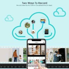Solar Battery Powered Wireless WiFi Outdoor Pan/Tilt Home Security Camera System
