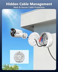 (ABS New) Security Camera Junction Box,Security Camera Bracket Outdoor,Plasti…