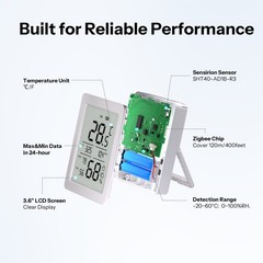 SONOFF SNZB-02DR2 3.6” LCD Zigbee Temperature Humidity Sensor Smart Thermometer