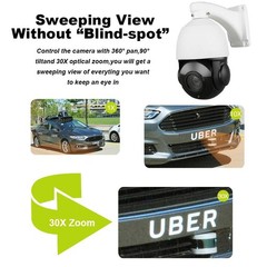 1080P 2MP 4in1 PTZ Dome Camera 30X Zoom Outdoor IR Night Vision AHD TVI CVI CVBS
