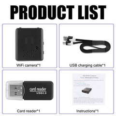 Smart Mini Wireless WiFi Camera Home Security 1080P HD Night Vision Cam Battery