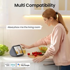 Effortless Home Monitoring: 2K WiFi Indoor Camera with 360° View & Cloud Storage