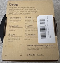 Smart Garage Door Opener WiFi Wireless works with Alexa, Google Assistant IFTTT
