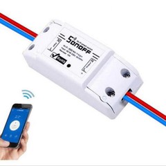 6pcs Sonoff WiFi Wireless Smart Switch Module ABS Shell Socket for DIY Home US