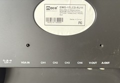 Mace EWO-17LCD-RJ11 Security Observation Monitor Multi-Screen 17” EasyWatch
